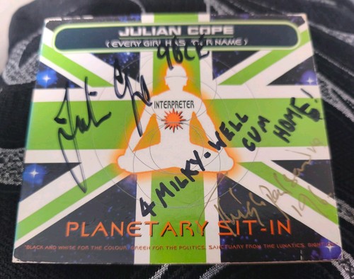 Rare signed julian cope - signed, cd