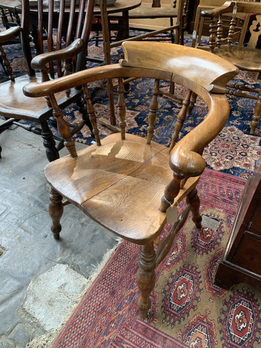 Antique elm beech captain s - antique,
