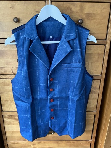 Mens retro tweed waistcoat - mens,