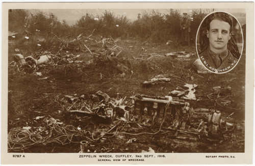 1916 zeppelin sl11 wreck - 1916,