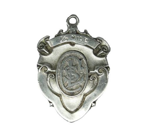 Sterling solid silver fob - sterling,