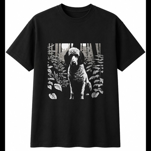 Standard poodle portrait - standard,