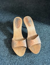 Clog Style Wooden Heel