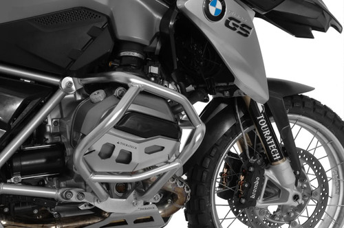 Silver cylinder head guards - silver,
