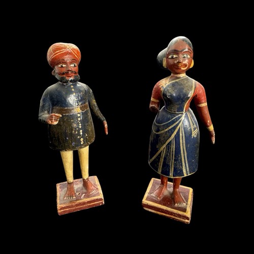 Two 19th century - carved, and
