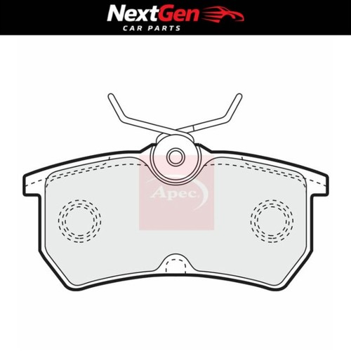 Rear brake pads apec - apec, ford