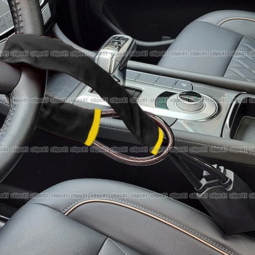 Black steering wheel - black,