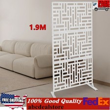 6.2ft Outdoor Steel Privacy