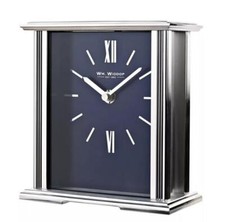 Wm.Widdop Mantel Clock Navy