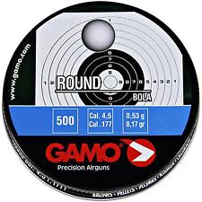 Can of 500 Gamo LEAD BB .177 4.5mm Air Rifle Gun Round Pellets Tin BB's 6320334