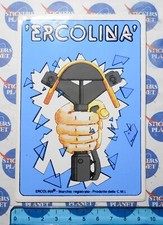 VINTAGE STICKER STICKER DECAL ERCOLINE MACHINE PIPE FOLDING