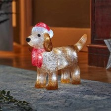 Christmas Acrylic LED Dog