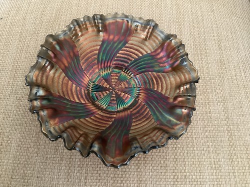 Fenton carnival glass - carnival, amethyst