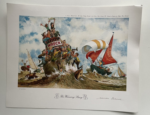 The warning buoy print signed - the,