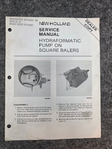 New holland service - new, manual