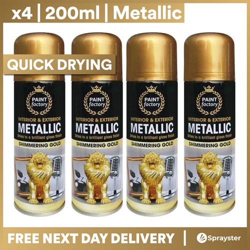 Metallic gold spray paint - 4,