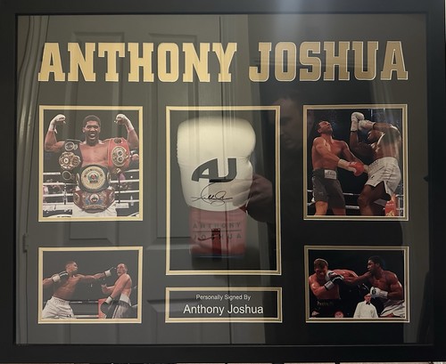 Signed anthony joshua boxing - signed,