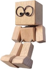Shaking Wooden Man Figurine