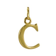 9ct Gold Letter Alphabet Charm