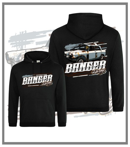 Banger racing hoodie - racing,