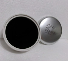 PANDORA Shine Bright Porcelain Jewelry Display Gift Box Round Silver Lid Black V