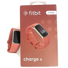 Fitbit Charge 6 Fitness Tracker GPS Bluetooth Heart Rate Smartwatch Pink Strap 2
