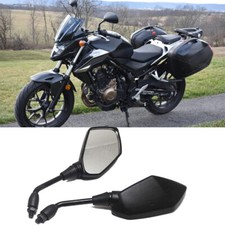 For Honda CB400X CB400F CB500X CB500F 10mm Motorcycle Rearview Side Wing Mirrors