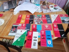 14  x Wales vintage Rugby