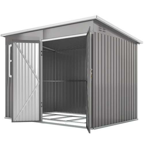 Storage shed galvanised - shed, steel