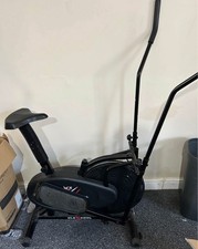 Exercise Bike Elliptical Cross Trainer 2 in 1 Cardio Fitness Workout Machine