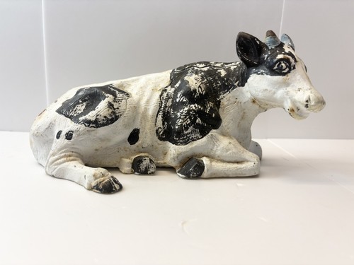 Vintage cow figurine farm - vintage,