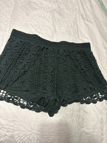 Tesco black crochet - black, lace