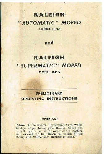 Raleigh rm4 auto - &, rm5