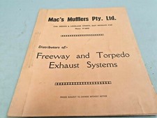 1968 MACS MUFFLERS Catalogue