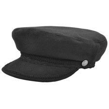 Fiddler Breton Captain Cap 1960s Retro Vibes Vintage Style Hat Wool Sailor SALE