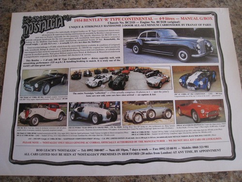 Nostalgia rod leach car stock - leach,