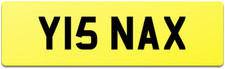 SNAX NUMBER PLATE Y15 NAX -