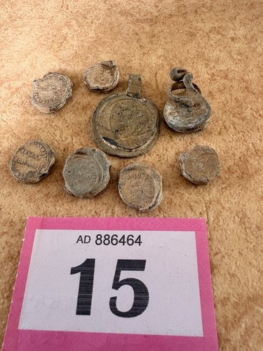 Antique lead bag - lead,