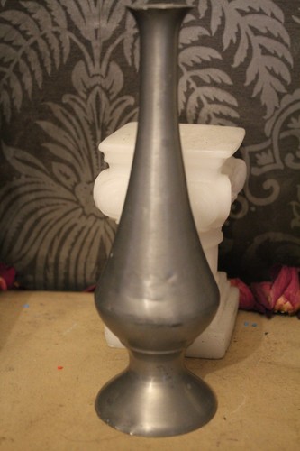 Antique art deco pewter - art,