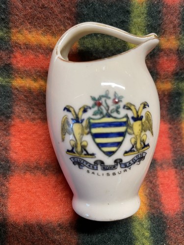 Arcadian crested ware jug - arcadian,