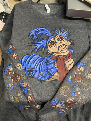 William worm sweatshirt jumper - worm,