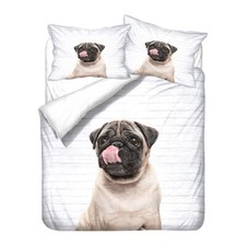 Animal Pug Dog Bed Linen