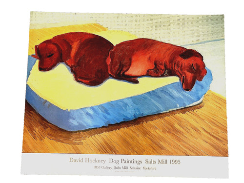 David hockney dachshunds - david,