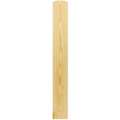Pine newel base - base, 90mm
