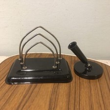 Desk Set Metal & Bakelite Pen