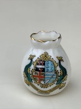 Grafton crested china vase - crested,