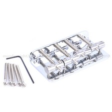 Chrome 4 String Bass Guitar Vintage Bridge Tailpiece