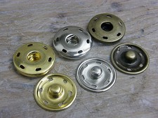 Press Studs Poppers Snap Fasteners 4 Colours to choose from 30 mm Large