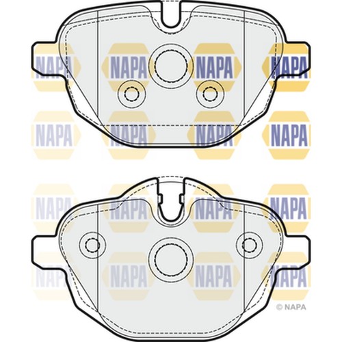 Brake pads set - pads, f25