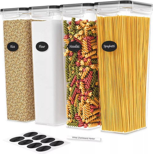 4pcs plastic airtight - 4pcs,